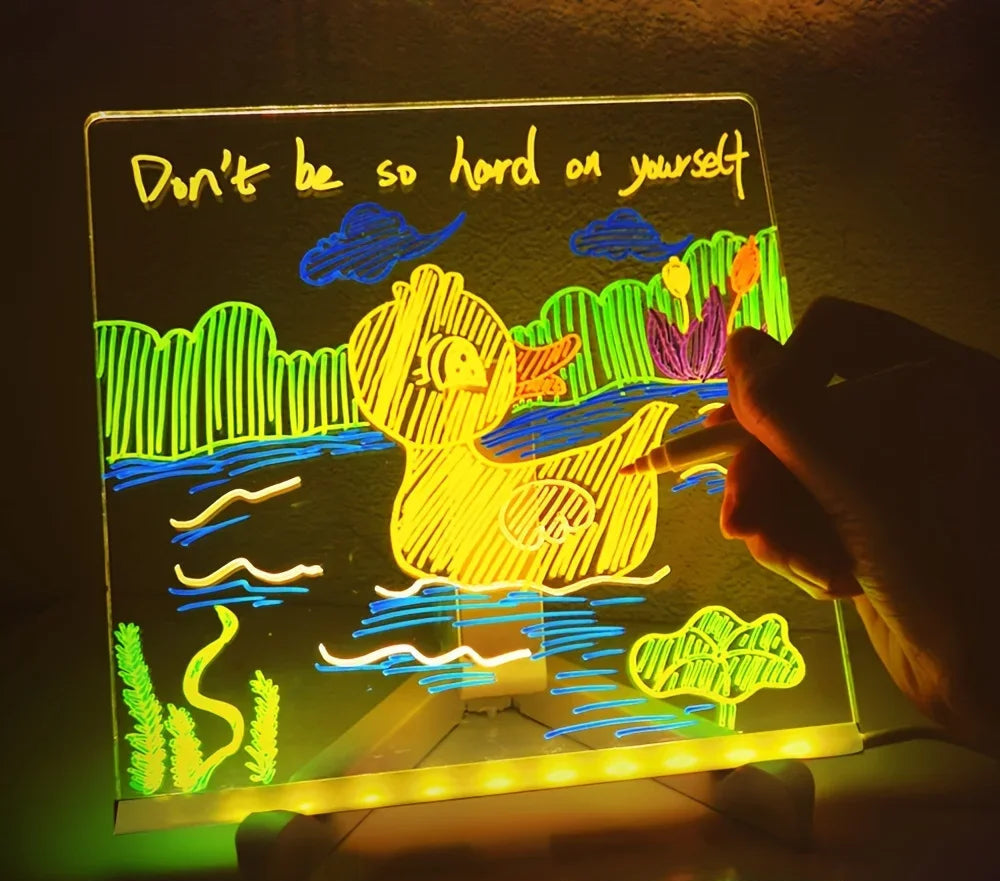 Tableau à dessin lumineux LED