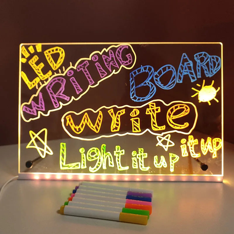 Tableau à dessin lumineux LED