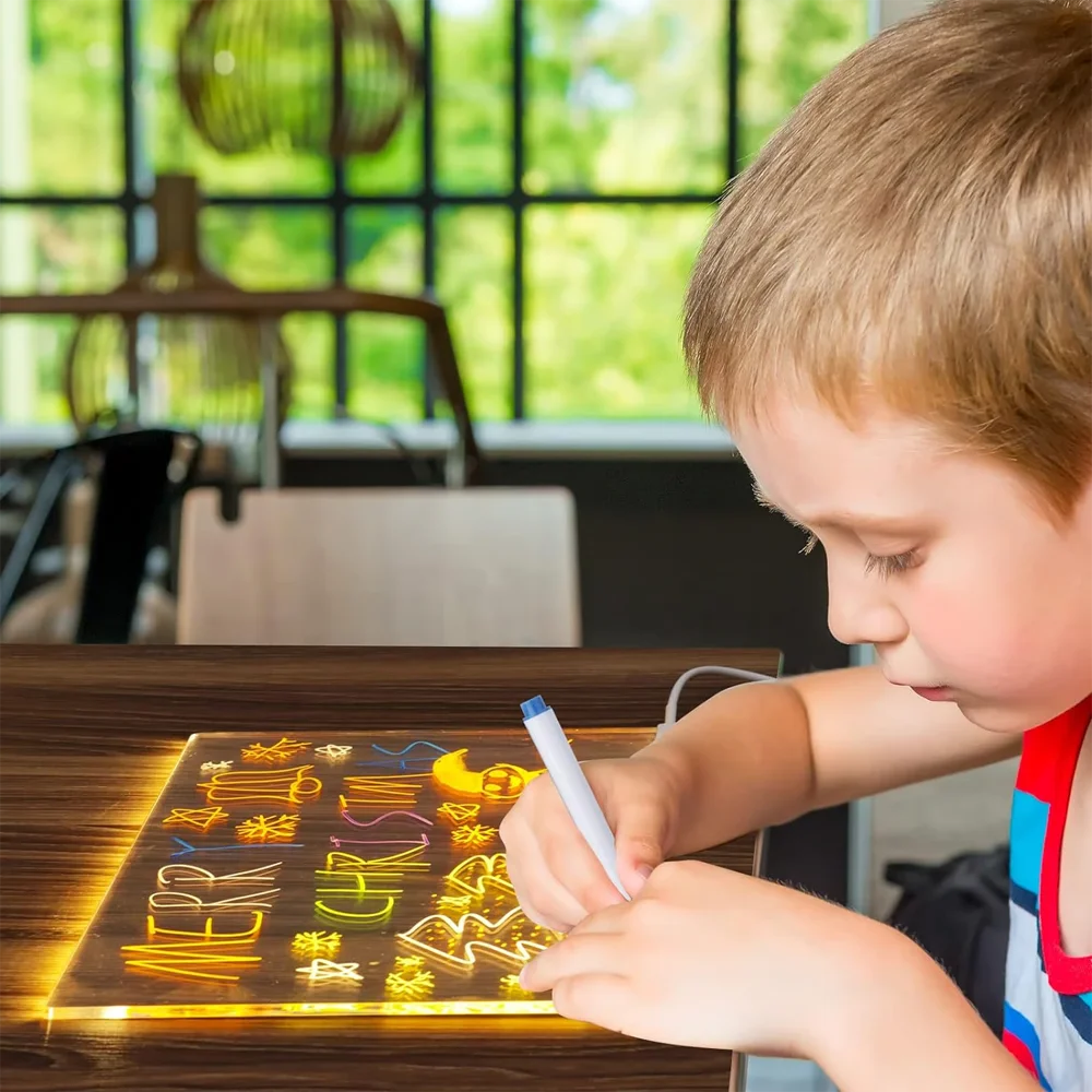 Tableau à dessin lumineux LED