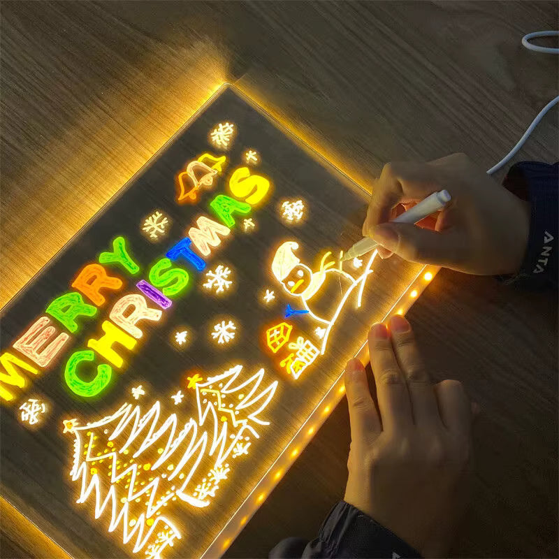 Tableau à dessin lumineux LED