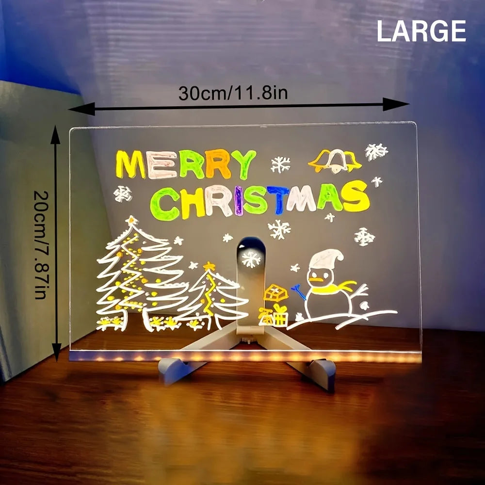 Tableau à dessin lumineux LED