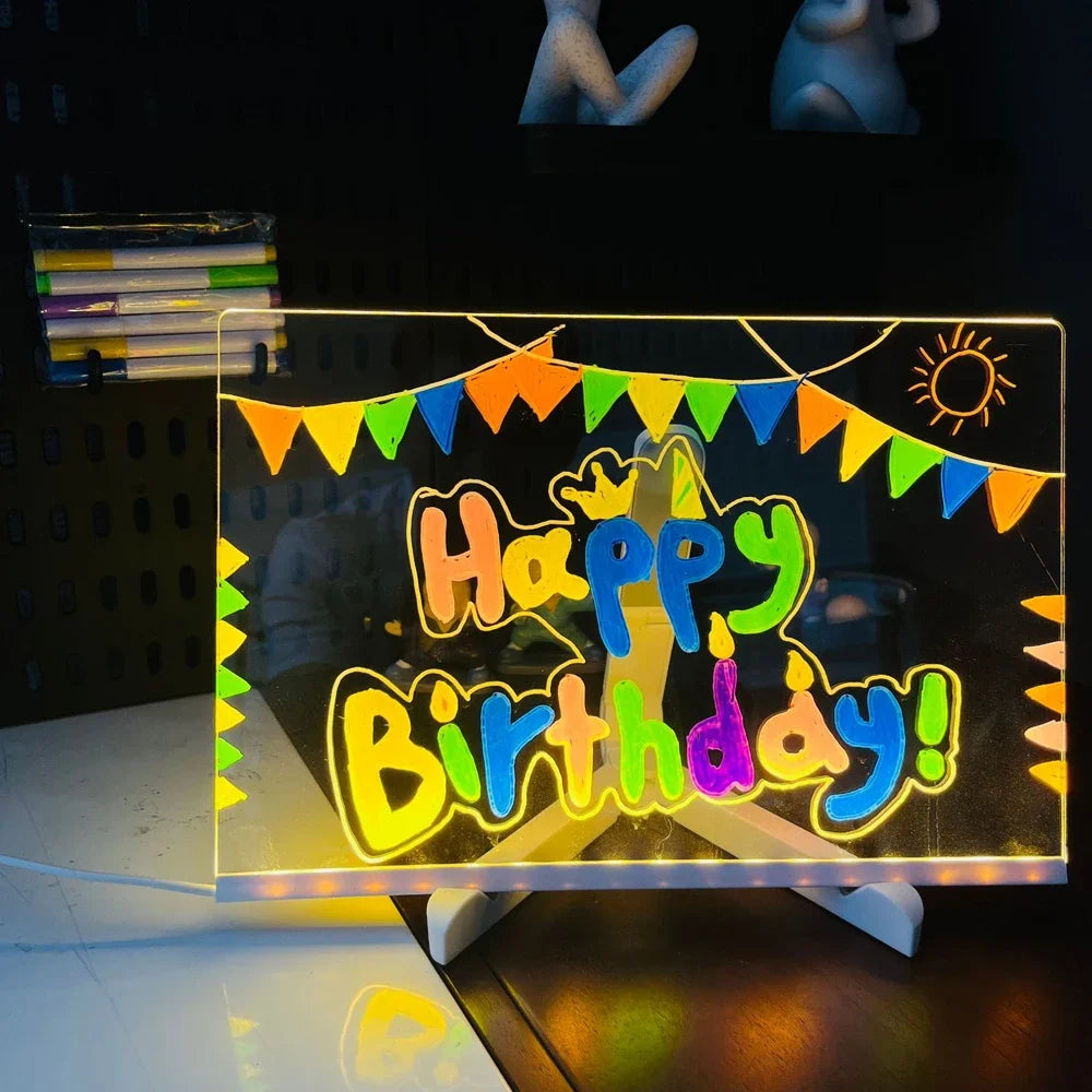 Tableau à dessin lumineux LED