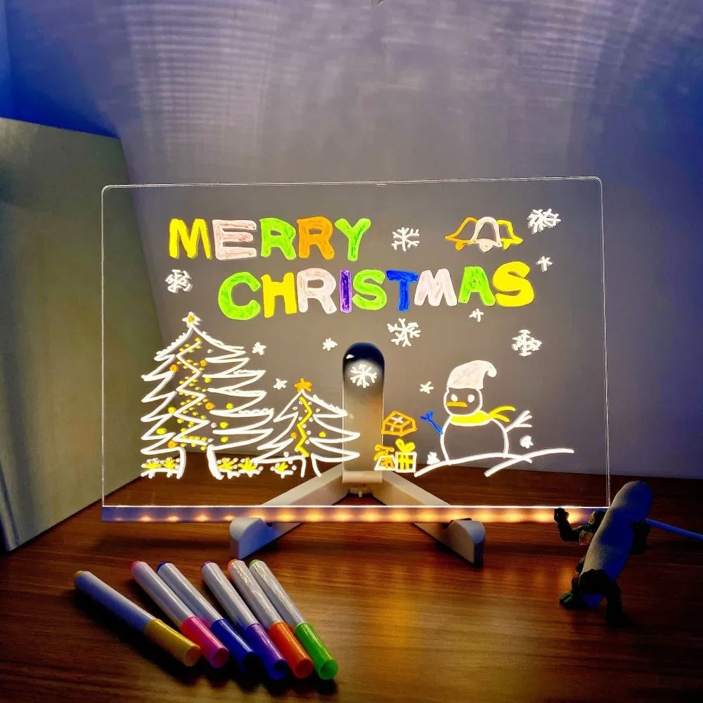 Tableau à dessin lumineux LED