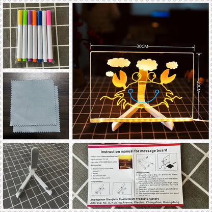 Tableau à dessin lumineux LED