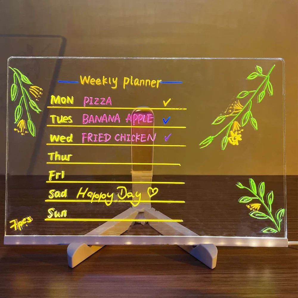 Tableau à dessin lumineux LED