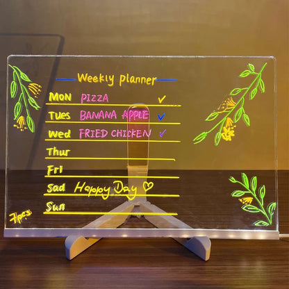 Tableau à dessin lumineux LED